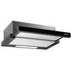 Concept OPV3560BC Cappa Estraibile 60 cm 300 m3 / ora 2 Livelli Illuminazione LED 69 W (Nero)