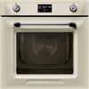 Smeg SOP6902S2PP Forno Per Cottura A Vapore Con Funzione Di Pulizia Pirolitica, Vetro Removibile, 12 Funzioni Di Cottura,Manopole E Tasti Touch,Partenza Programmata, Protezione Bambini, A+, Panna.