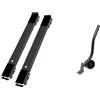 Generico Supporto for lavatrice Frigorifero mobile Base rialzata Staffa for rulli mobili Ruota Accessori for la cucina del bagno Elettrodomestico(Black Suit)