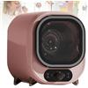 BoTongSiHai Asciugatrice Piccola, Condensatore Ventilato Da 5 Kg, Mini Asciugatrice Portatile E Compatta, Carico Di 0,8 Kg Risparmio Energetico Ideale Per Piccoli Spazi(Pink)