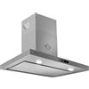 GURARI Cappa da parete CH 5001+ con ricircolo d'aria, in acciaio inox, 90 cm, potenza 1000 m³/h, aspirazione del bordo, controllo del sensore touch, cappa aspirante con funzionamento flessibile