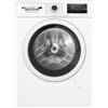 Bosch - Lavatrice libera installazione, 8 kg, 1200 giri/min, serie 4, funzione pausa + carica, Iron Assist, motore EcoSilence, bianco, WAN24272ES
