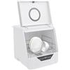 RjcdOPL Mini Lavastoviglie da Tavolo, Pulizia Profondo a 360°, 4 Programmi (Intensivo/Standard/Veloce/Frutta), Per Piccole Case/Appartamenti/Roulotte 2-5 Persone