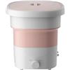 Generic Lavatrice a parete, mini lavatrice pieghevole, lavatrice compatta, lavatrice portatile, per vestiti per bambini, biancheria intima o piccoli oggetti, appartamento, dormitorio, campeggio, col