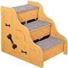 Generic Scalini per cani - 45 x 30 x 40 cm, rampa per cuccioli | scale antiscivolo per cani - per appartamento, camera da , soggiorno, divano interno, camper, divano, finestra