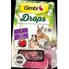 Gimborn Gimbi Drops con Barbabietola Rossa Snack per Roditori Senza Cereali 50g