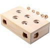 Generic Giocattolo interattivo per gatti, in legno, a forma di talpa, gioco interattivo per gatti, gioco interattivo per gatti annoiati, cattura topi
