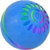 yakermur Palline per cani, con luci a LED interattive, giocattolo rimbalzante anti noia per cani, per cuccioli di taglia piccola, media e grande, per viaggi, interni ed esterni, cortile, casa