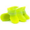 SteJar Copriscarpe in gomma antiscivolo impermeabile e antiscivolo per cani, per stivali e zampe (giallo, XL)