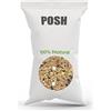POSH Mangime per porcellini d'India, 10 kg, mix naturale con verdure, erba medica e grani, cibo completo per porcellini d'India, con omega-3, vitamine e fibre