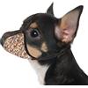 JOYPAWS - Museruola per cani di taglia extra piccola, anti morso, anti abbaio e anti masticazione, con rete in morbido tessuto traspirante riflettente, regolabile, copertura completa per la protezione