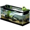 Generic Acquario Domestico - Acquario Filtrato per Tartarughe E, di Acqua Autopulente | Habitat per Pesci Hydro Garden con Pompa Aria, Ideale per Soggiorno, Piano Di Lavoro O Spazio D'Est