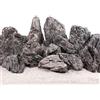 AquaOne Pietre naturali per acquario, mini paesaggio Seiryu, grigio, 5 kg, taglia S, 100-500 g, n. 66, parete posteriore per pagoda, decorazione Aquascaping
