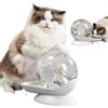 PETCUTE Fontana Automatica per Animali Domestici, 2,8 Litri, a Forma di Lumaca,Distributore Automatico di Acqua a gravità Adatto per Cani Gatti con Sistema di Filtrazione,Dispenser di Acqua per Cani