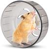 Hapivida Ruota per Criceti 13 cm - Silenziosa Ruota da Corsa per Esercizi per Piccoli Animali Come Gerbilli e Topi
