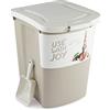 Rotho Archie Contenitore per cibo per animali 38l con coperchio, Plastica (PP) senza BPA, multicolore, 38l (41.0 x 37.0 x 50.0 cm)