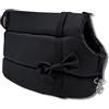 Odolplusz - Borsa per il trasporto di cani e gatti elegante, lavabile, misure XS, S, M, L, colore nero