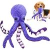 Generico Octopus Dog Toy, Plush Squeaky Toy, Teething Chewer Game, Sturdy Bite-Resistant Design, Soft Interactive Material, Indoor Play, Backyard Fun, Pool Time and Beach or Travel Adventures