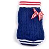 SMALLLEE_Lucky_Store Maglione Pullover Giacca Abbigliamento Maglia Cappotto Inverno per Chihuahua Cane Piccolo Gatto Gatto Blu Navy XXS