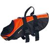 Baltic Mascot, salvagente per animali domestici, taglia M, 8-15 kg, colore: nero/arancione