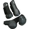 Colcolo 4 Pezzi paratendini per Cavalli avvolge PU Shell Neoprene parastinchi per Cavalli per Zampe Anteriori e Posteriori Protezione Ingranaggi per, XL