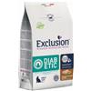 Generico Exclusion Diabetic Gatto Maiale con Sorgo e Riso 1,5kg,alimento completo per gatti adulti di tutte le taglie con diabete mellito,diabetic 1,5kg.