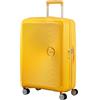 American Tourister Soundbox - Trolley M Espandibile Valigia, 67 cm, 71.5/81 L, Giallo (Golden Yellow)