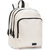 COMIX - Zaino Python White Scuola Media, Elementare e Superiore, con Schienale Imbottito e Rinforzato, Spallacci Regolabili e Vano Principale + Tasca Frontale con Zip, cm 32x21x43h, 31lt
