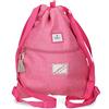 Pepe Jeans Luna Rosa Zaino Sacca con Zip 35x46 cm Poliestere