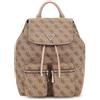GUESS zaino per il tempo libero Manhattan II Flap Backpack Latte Logo beige