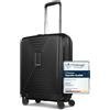 REDOLZ trolley da cabina rigido | piccolo bagaglio a mano 40 x 23 x 55 cm con espansione di 5 cm | in polipropilene leggero e resistente | ultraleggero solo 2,9 kg (Essentials 14)