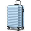 NUMADA - Valigia Media Upfly 18Kg Upfly 24' ABS (63x39,5x26,8cm) con chiusura a combinazione e 4 ruote doppie a 360 | Resistente | Leggera | Interni a scomparti | Blu Chiaro