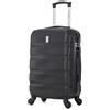 CELIMS - Valigia Bagaglio a Mano Nero Approvata da Oltre 100 Compagnie Aeree | Ultra Leggera e Rigida | Trolley Bagaglio a Mano 55x40x20 | Valigia Cabina
