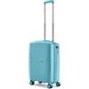 Ciak Roncato Trolley Bagaglio a Mano Cosmo Blu Mosaico- Valigia Cabina 55 cm con 4 Ruote Girevoli, Chiusura TSA, Struttura in Polipropilene Rigido
