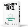 Steinbeis No. 1 carta per stampante - 2500 (5 x 500) fogli DIN A4 da 80 g/m², bianco e senza cloro, carta per fotocopiatrici di alta qualità ISO 70/CIE 55