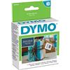 DYMO® Etichetta LabelWriter Autoadesiva Rimovibile, Carta 25 x 25 mm, Bianco (750 Pezzi), Riceverete 1 Confezione da 750 pezzi