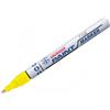 Generico Confezione da 12 pennarello marcatore indelebile SNOWMAN paint marker smalto punta FINE tonda GIALLO