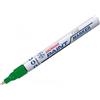 Generico Confezione da 12 pennarello marcatore indelebile SNOWMAN paint marker smalto punta FINE tonda VERDE