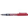 PILOT Set di 3 penne feltro V Sign Pen, rosso
