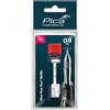 ピカマーカー(Pica Marker) Pika Marker 7031SB - Miniere circolari per portamine architettonico Fine Dry, 0,9 mm, confezione da 12 pezzi, colore: rosso