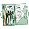 Generico Kit di geometria, set di bussole geometry | 16x kit di strumenti matematici,Strumenti di redazione con forniture per disegni di box di stoccaggio per artisti studenti insegnanti architetti