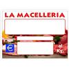 Social Crazy KIT 100 pezzi CARTELLINI personalizzabile - MACELLERIA - Etichetta segnaprezzo Cartoncino prezzo ideale per professionisti (85X55)