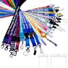 Generic Cordini personalizzati in bulk, laccetti per il collo personalizzati con testo, logo o foto, portachiavi durevoli con fibbia staccabile per badge identificativi, insegnanti, studenti, crociere, eventi