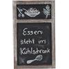 Mendler Lavagna da parete HWC-C51a decorativa legno paulonia 55x34x2cm - marrone