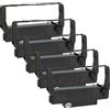 vhbw 5x nastro inchiostrato compatibile con Epson M 188 D, ERC 34, ERC 30, ERC 38, M 188 A, M 188 B stampante ad aghi - lilla