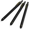 Pentel Energel BL437R1 - Penna a sfera retrattile a inchiostro gel, punta da 0,7 mm, confezione da 3, colore: Nero