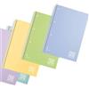 Blasetti Maxiquaderno spiralato con Fori One Color Pastel - A4 - quadretto 5mm - 80 Fogli - 80gr - Copertina PPL