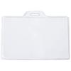 CKB Ltd 100 x Value Clear Orizzontale ID Distintivo della Tasca di plastica Sacchetti Holder Holds Dimensioni: 91 × 61 mm (3.58 × 6,1 cm) 9 x 6 cm