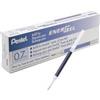 Pentel EnerGel refill blu 0.7 mm, confezione da 12 pezzi