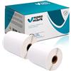 specmark 2 Rotoli di etichette compatibili con DYMO S0904980 104mm x 159mm S0904980 220 Pezzo compatibile con tutte le stampanti di etichette LabelWriter 4XL, LW 4XL